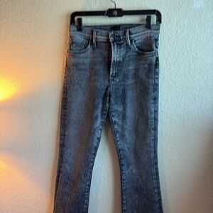 Mother The Insider Crop Step Fray Jeans